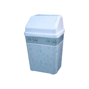 17L Plastic Waste Bin Baby Print Nu Ware