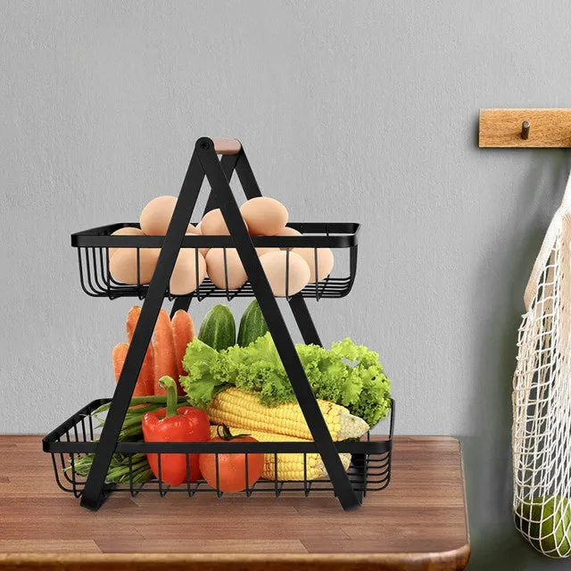 2-Layer Fruit Organizing Basket