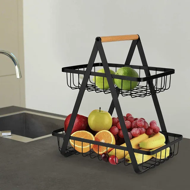 2-Layer Fruit Organizing Basket