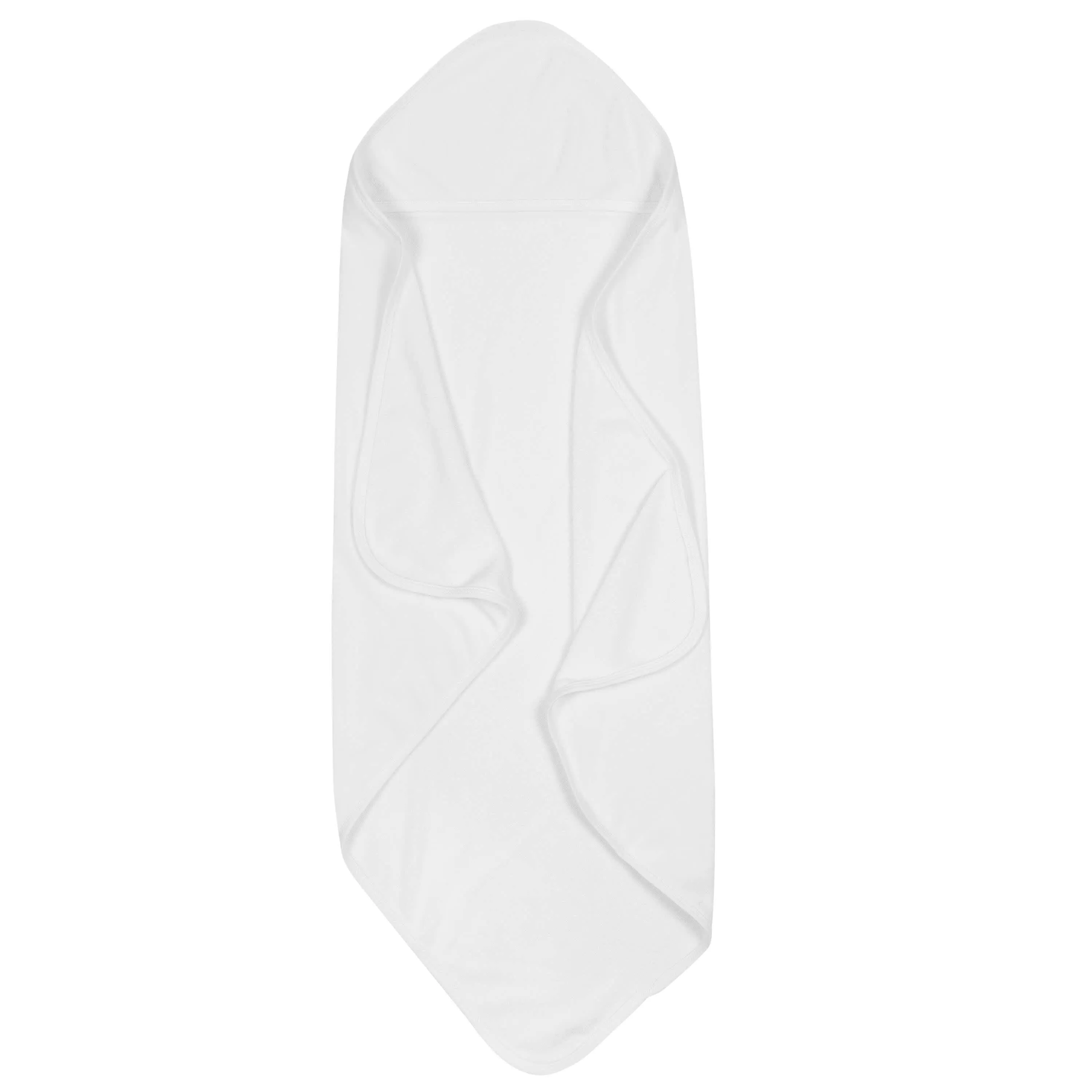 2-Pack Baby Neutral White Hooded Towels
