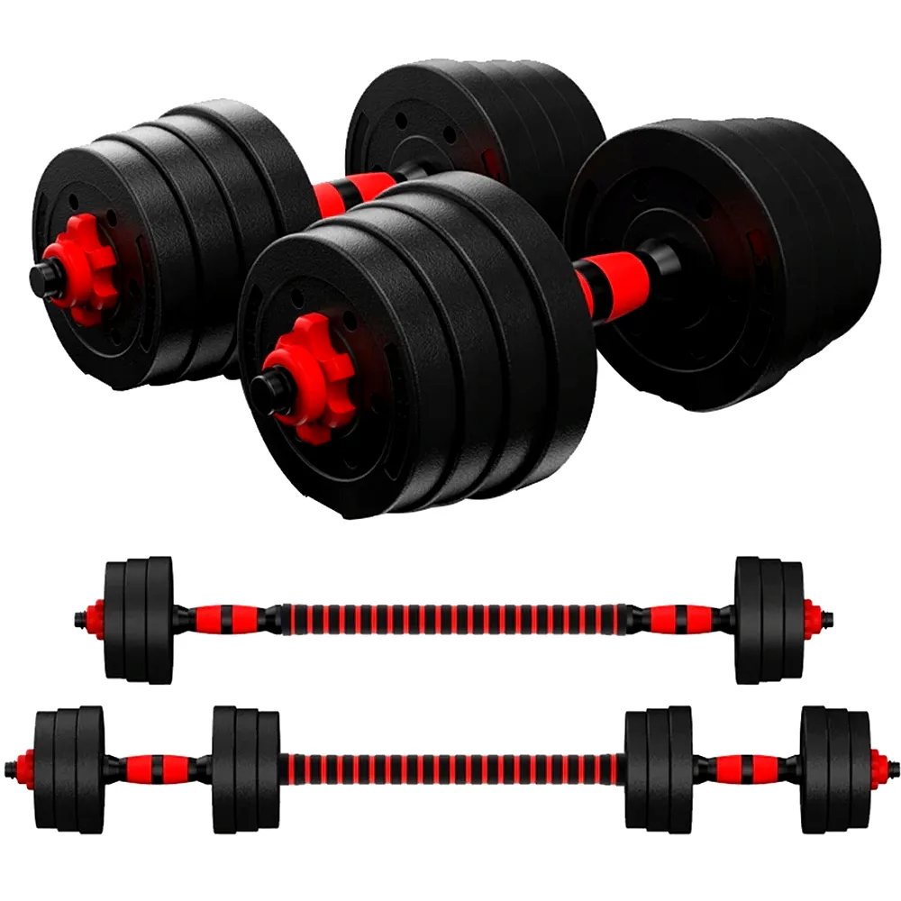 20Kg Adjustable Rubber Dumbbell Weight Set