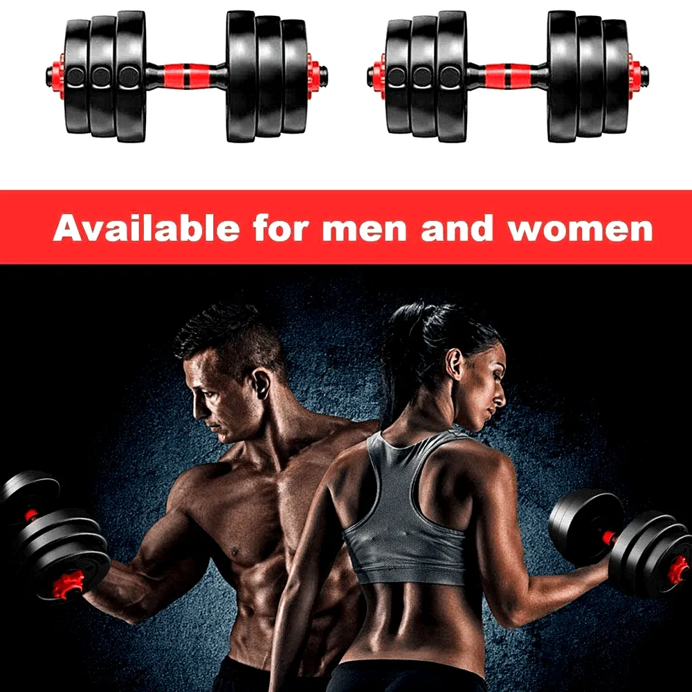 40KG Barbell & Dumbbells Weight Set