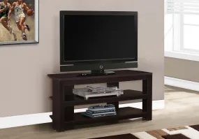 42"L Cappuccino Corner Tv Stand