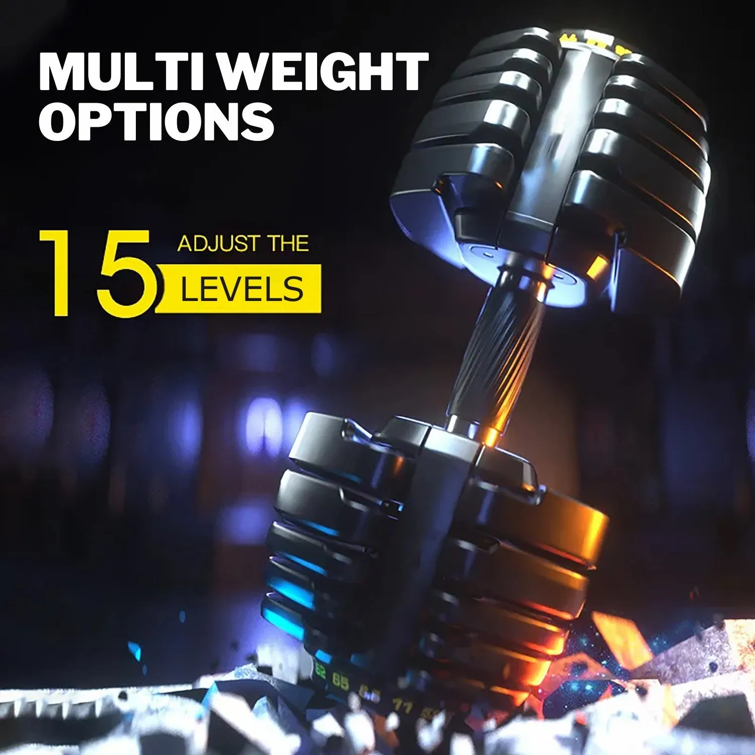 65-95LB Quick Adjustable Dumbbell & Weight Bench Package