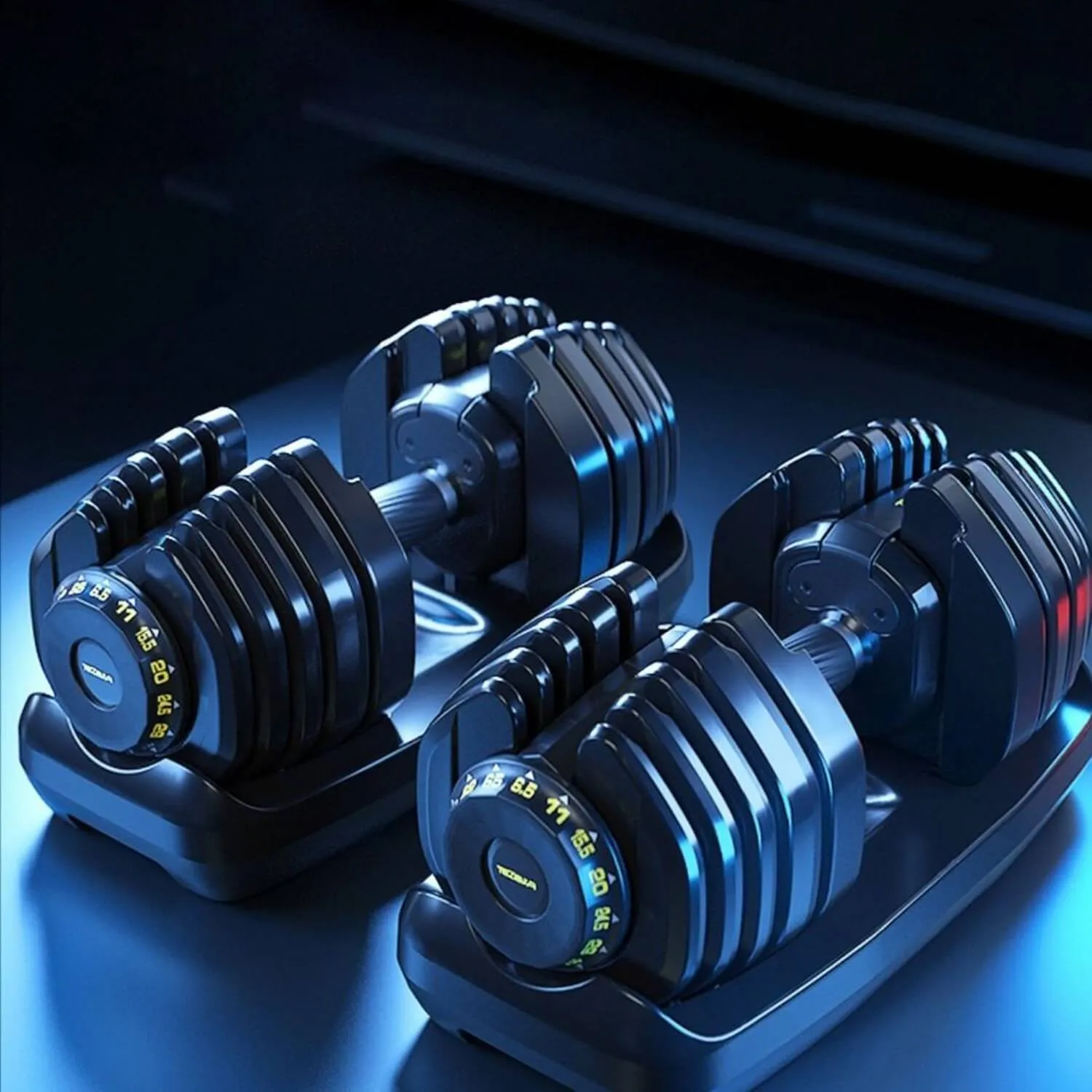 65-95LB Quick Adjustable Dumbbell & Weight Bench Package
