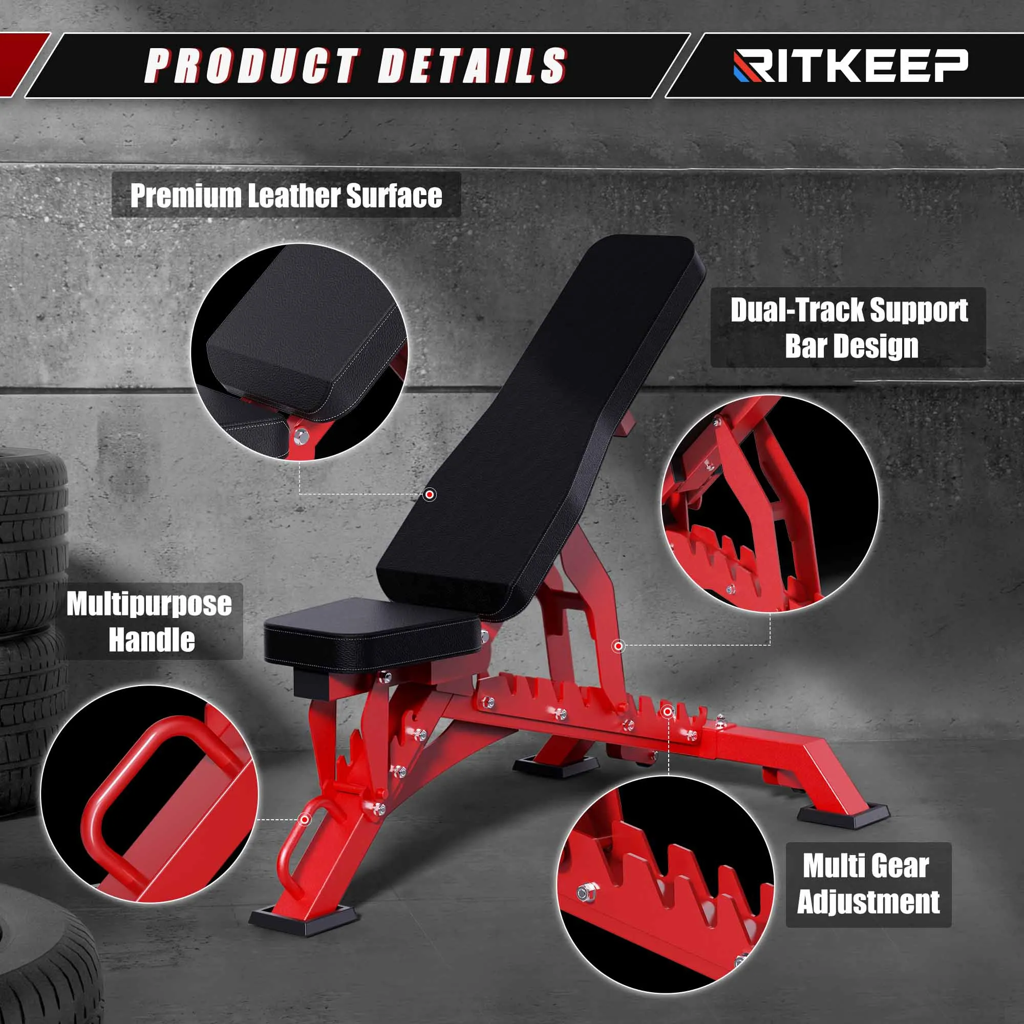 65-95LB Quick Adjustable Dumbbell & Weight Bench Package