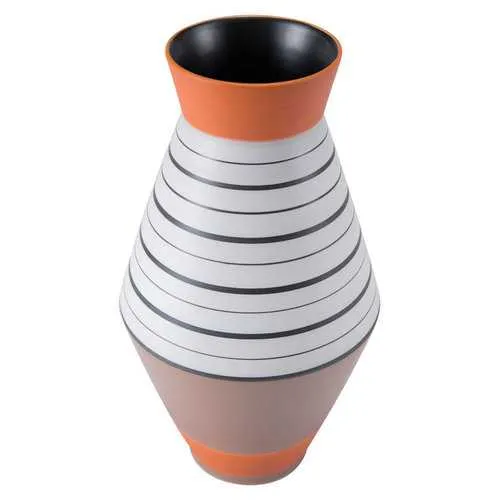 6.7" x 6.7" x 12.8" Multicolor, Ceramic, Small Vase