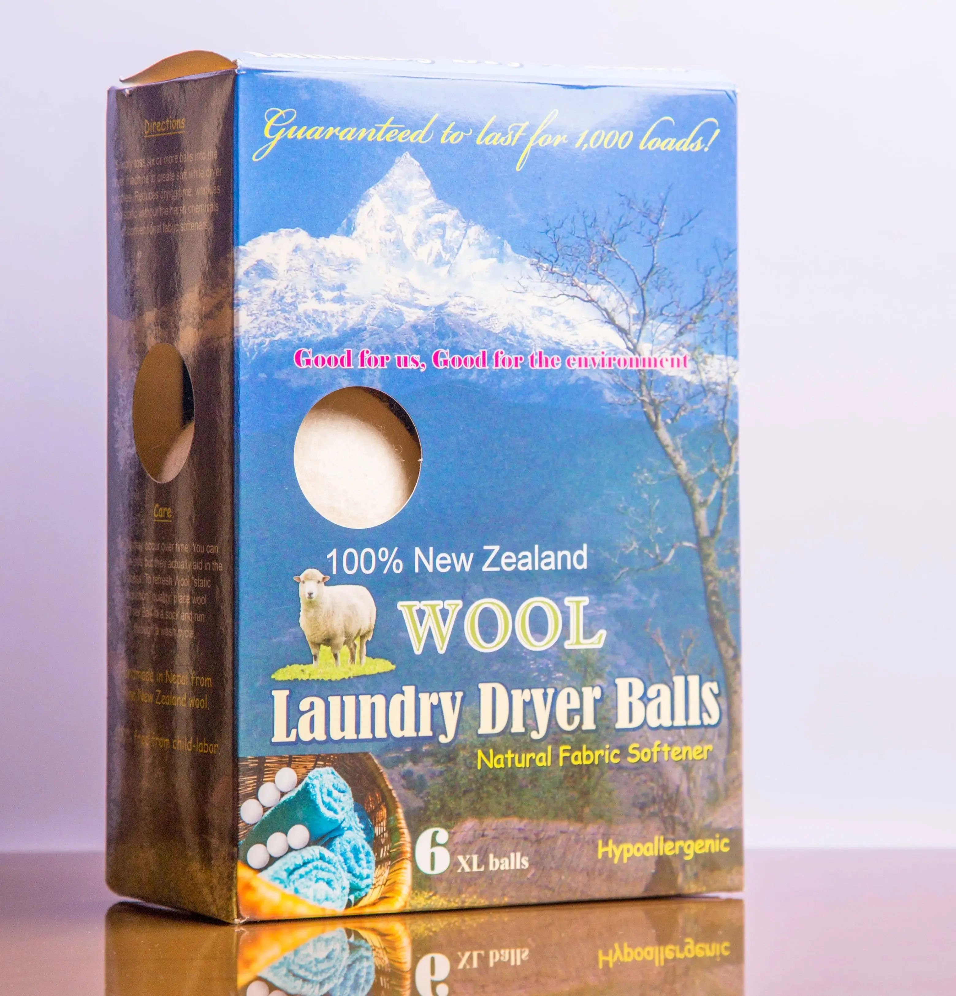 8 cm  Felt Dryer Balls Handmade in Nepal  Best Quality