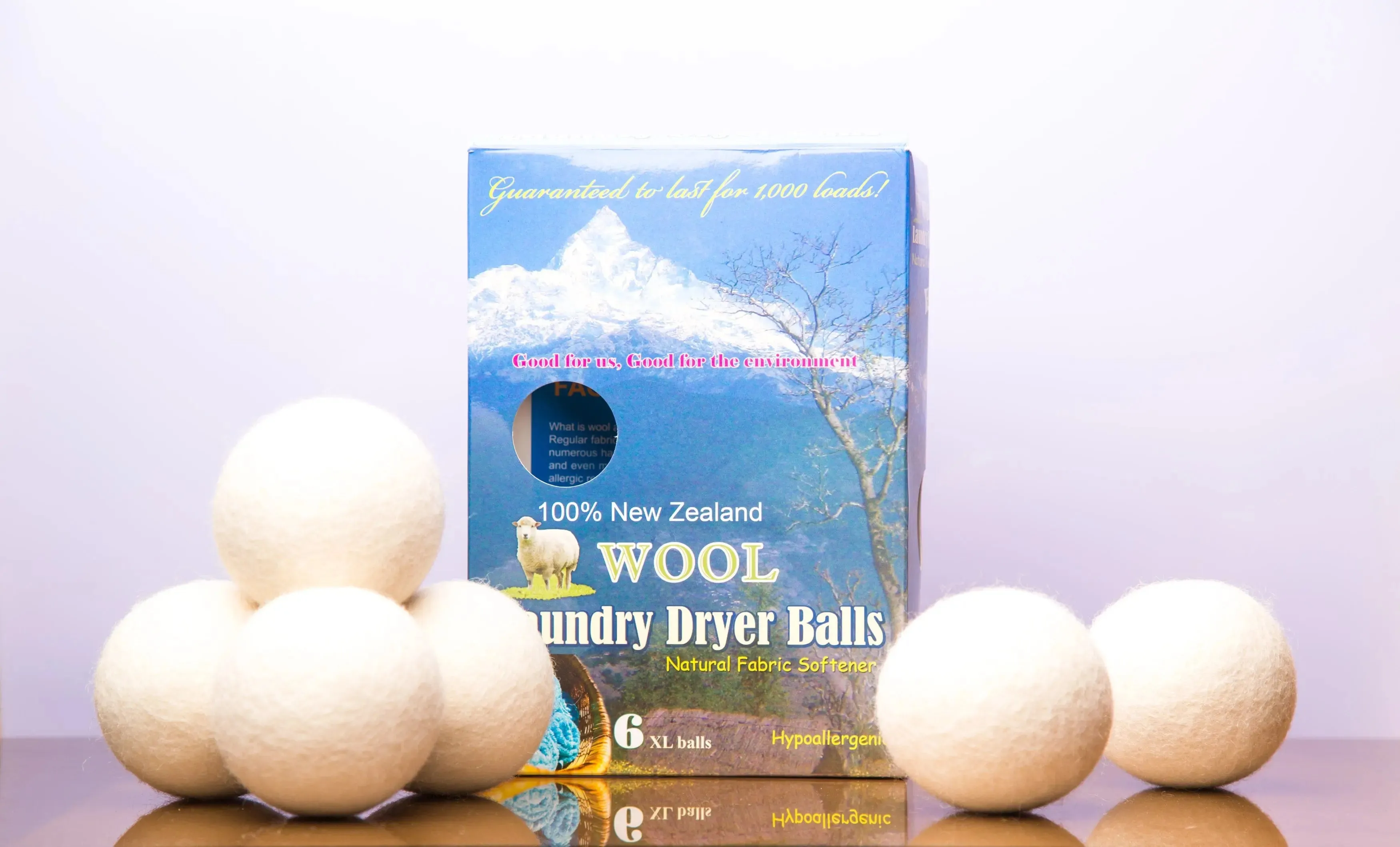 8 cm  Felt Dryer Balls Handmade in Nepal  Best Quality