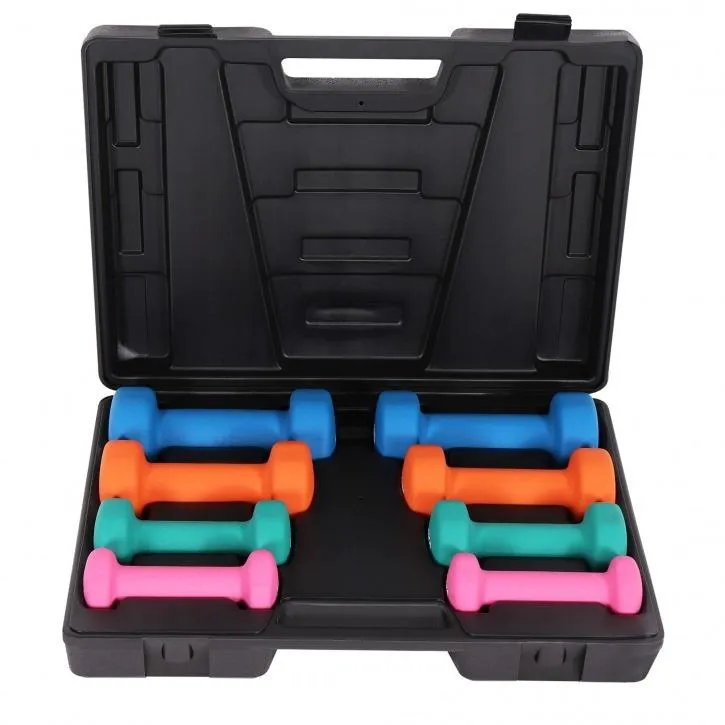 Aerobic Dumbbell 10KG Set with Carry Case