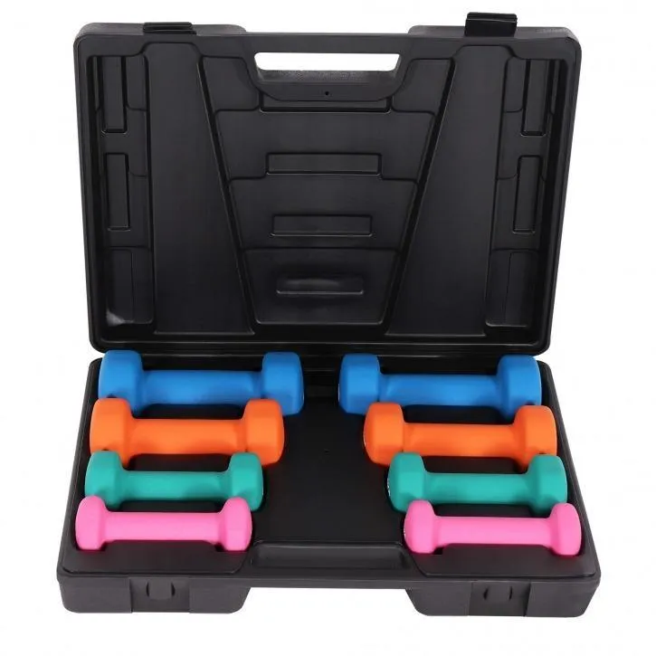 Aerobic Dumbbell 10KG Set with Carry Case