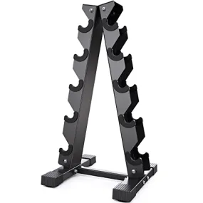 AKYEN A-Frame Dumbbell Rack Stand Only, Weight Rack for Dumbbells Compact Home Gym Space Saver (480LBS Weight Capacity, 2024 New Version)