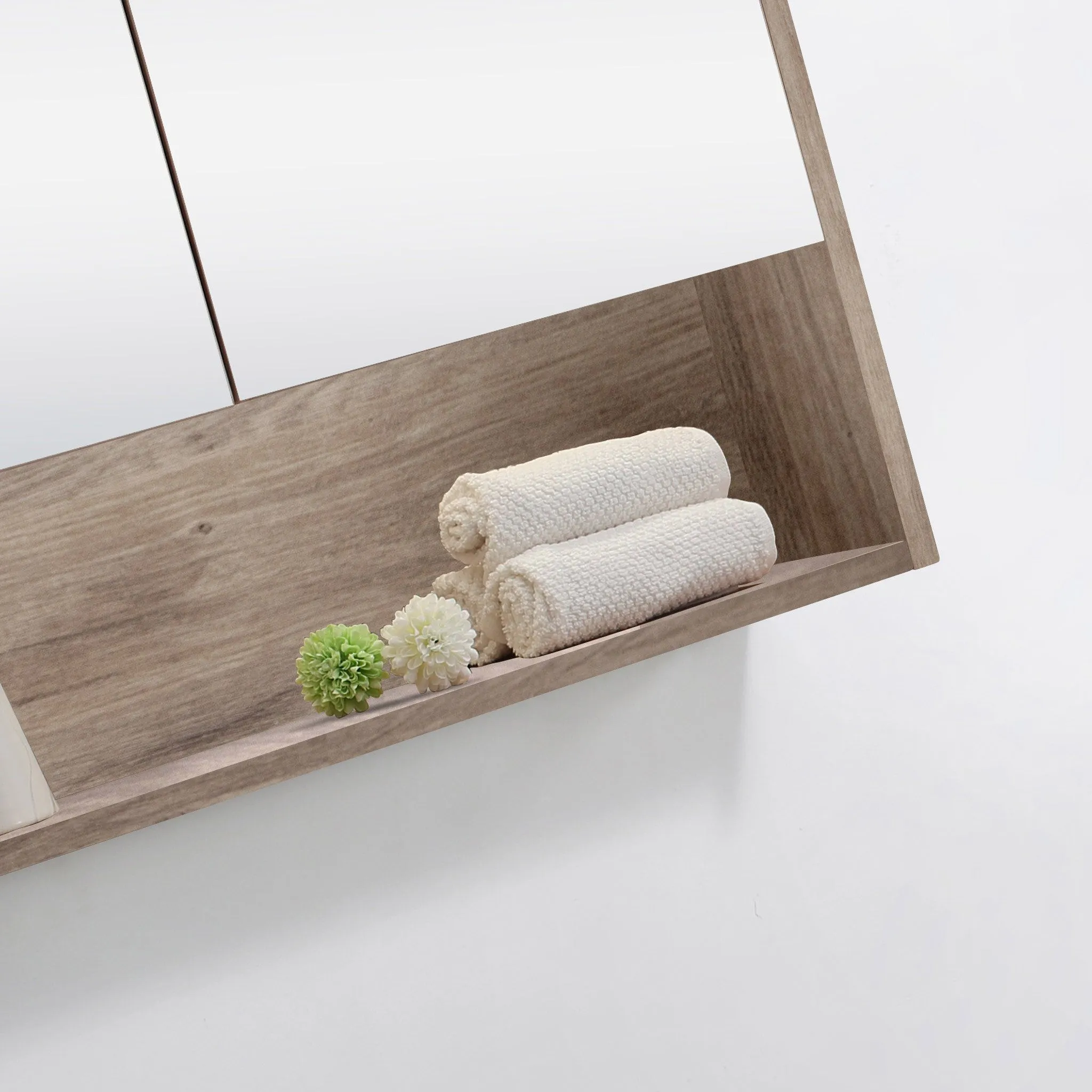 ALBANY 900mm Oak Shaving Cabinet
