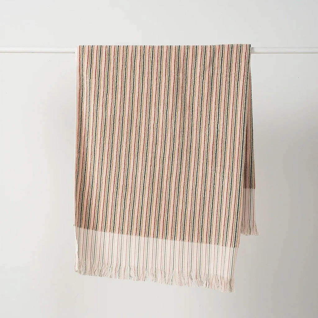 Alice Stripe Terry Bath Towel