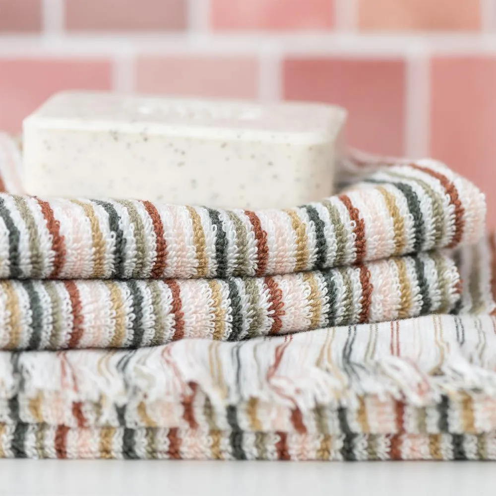 Alice Stripe Terry Bath Towel