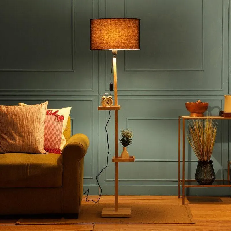 Aloda Moga Floor Lamp With Shelf