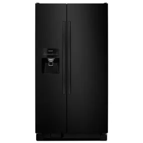 Amana® Side-by-Side Refrigerator with Dairy Center - Black