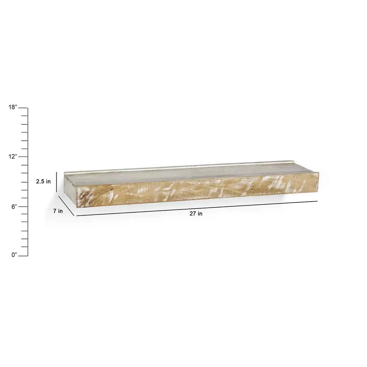 Ashton Distress Wall Shelf
