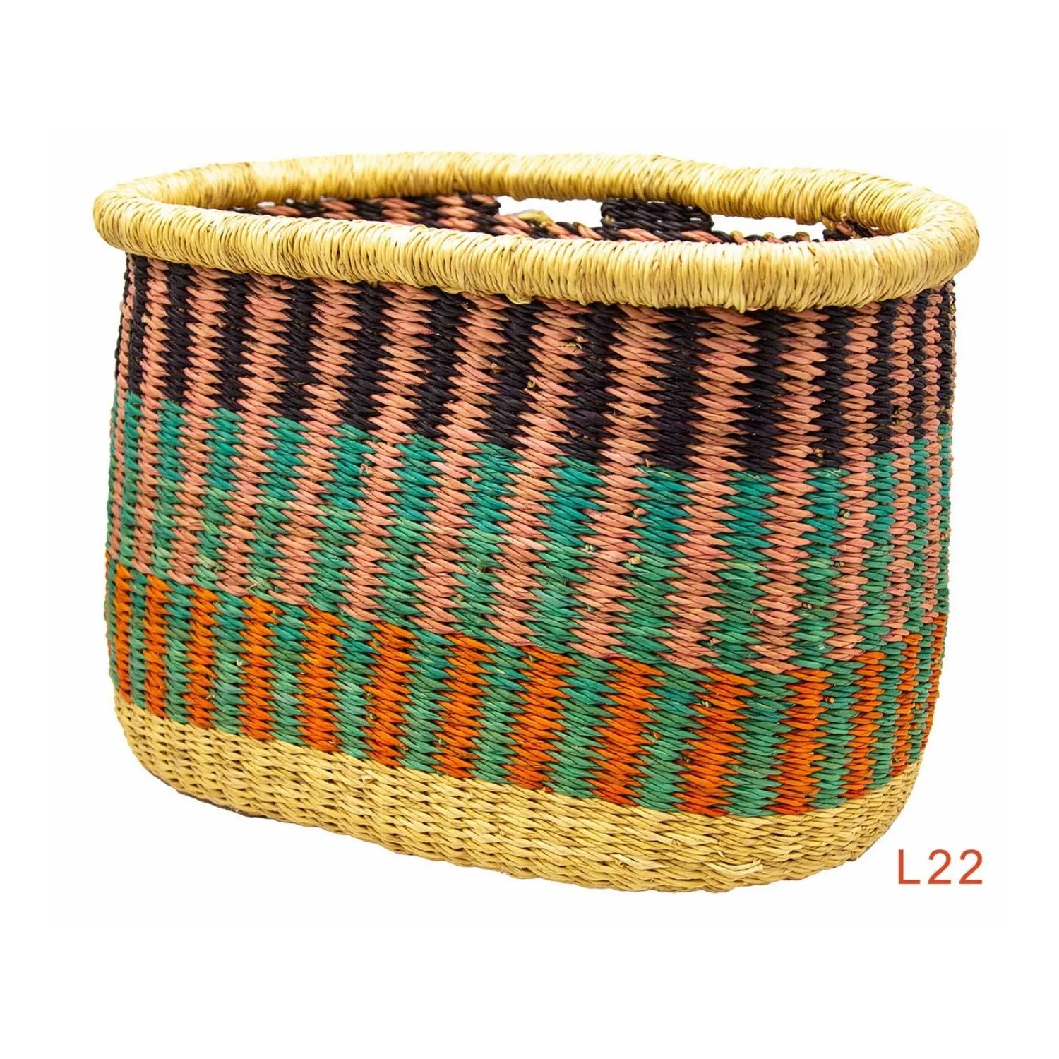 Baba Tree Bicycle Basket - Unique & Ethical One-Off Wicker Bike Baskets