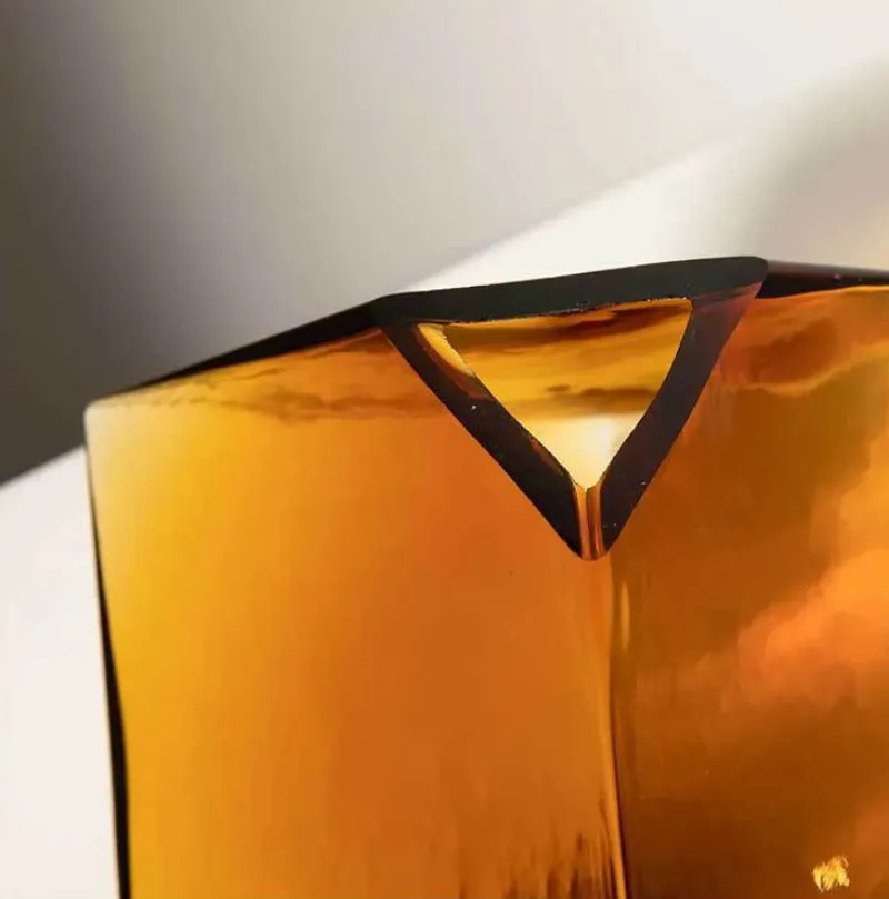 Balancing Cube Glass Vase