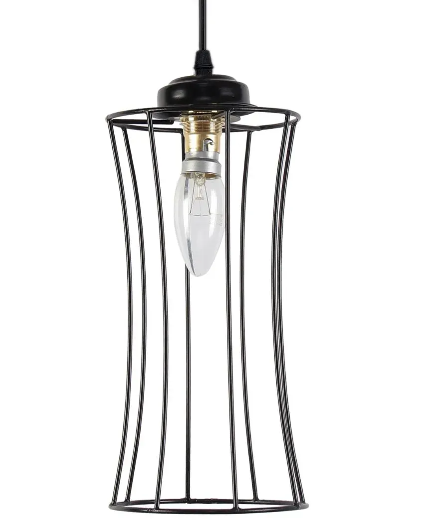 Band Bamboo Iron Hanging Lamp | 5 x 21 inches