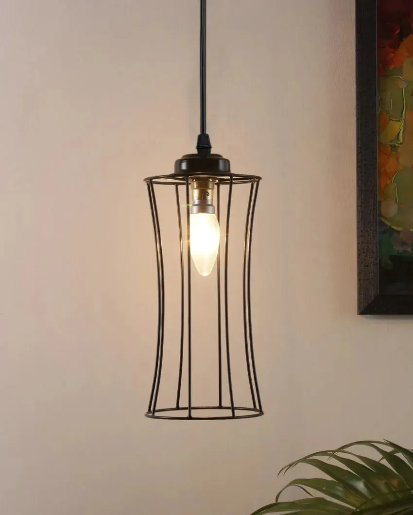Band Bamboo Iron Hanging Lamp | 5 x 21 inches