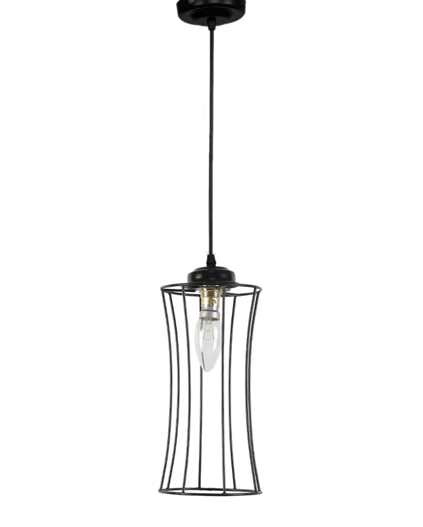 Band Bamboo Iron Hanging Lamp | 5 x 21 inches