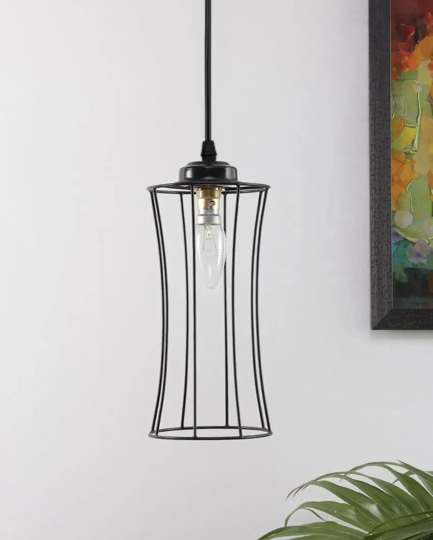 Band Bamboo Iron Hanging Lamp | 5 x 21 inches