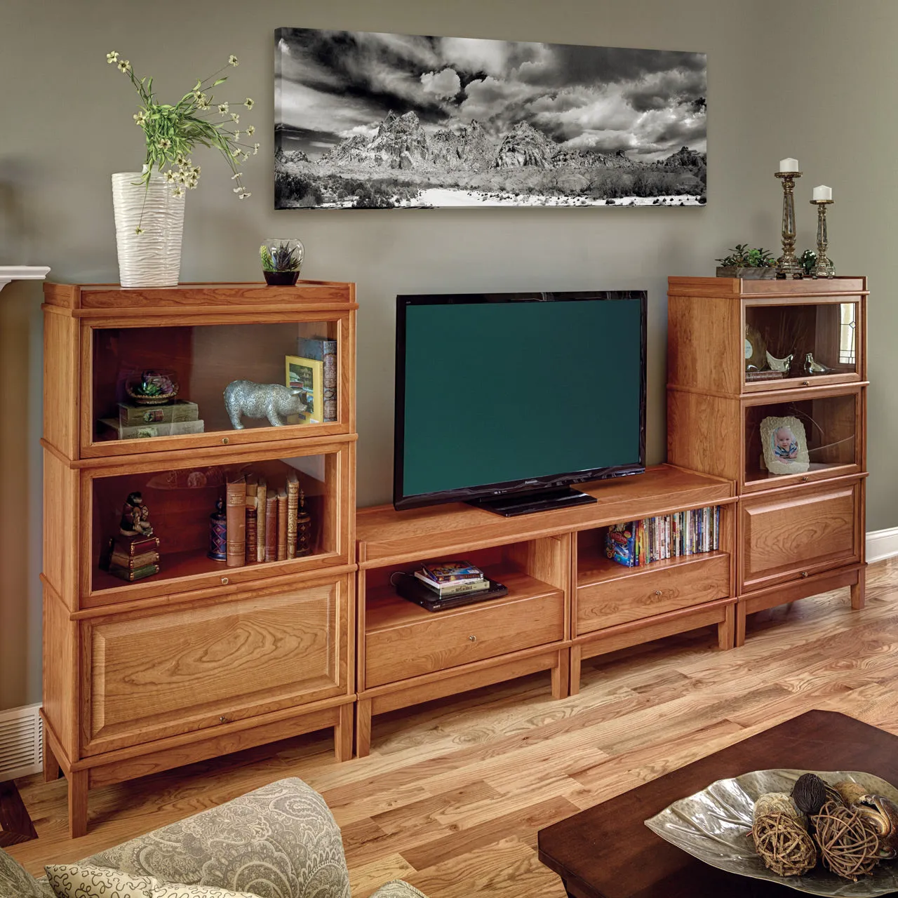 Barrister Bookcase Glass Door