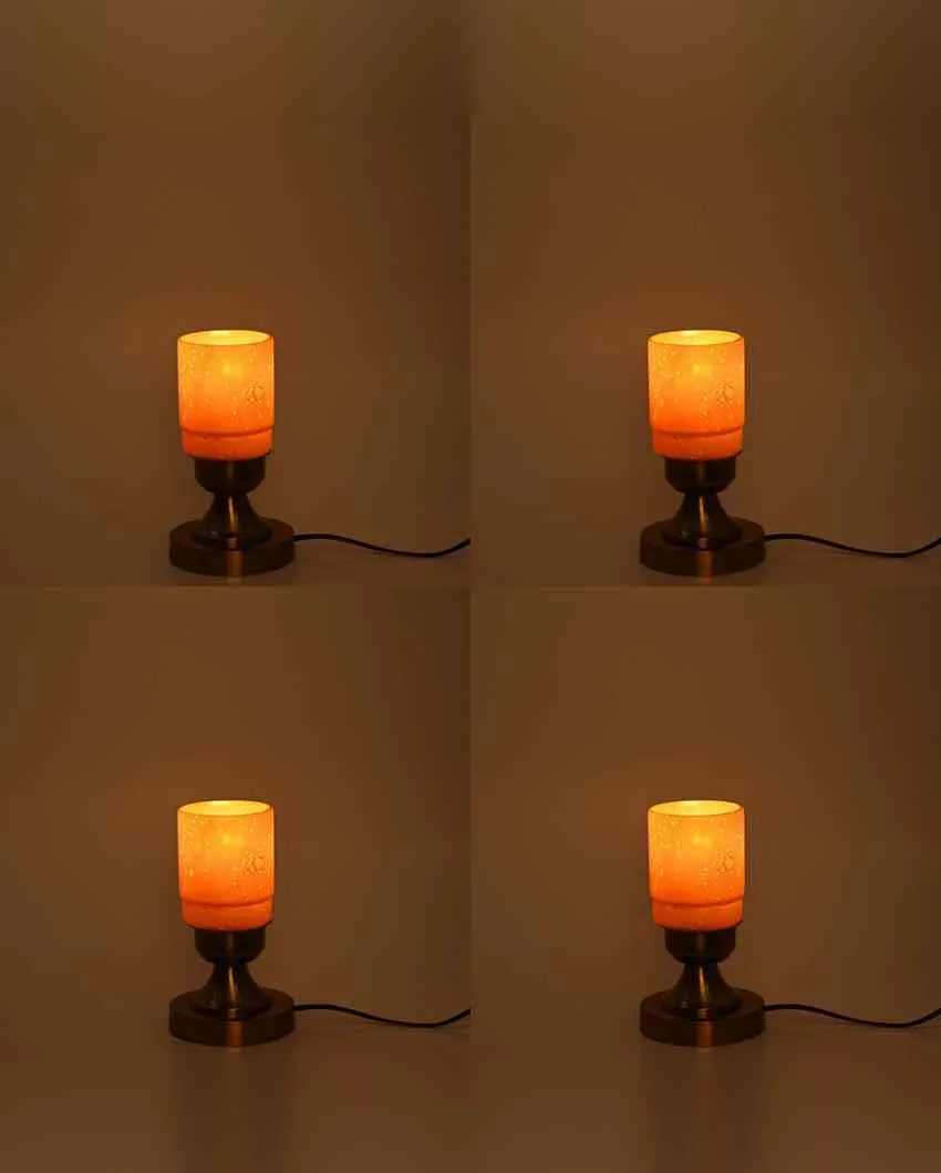 Begoniaa Decorative Home LED Compatible Stylish Night Table Lamp | 4 x 9 inches