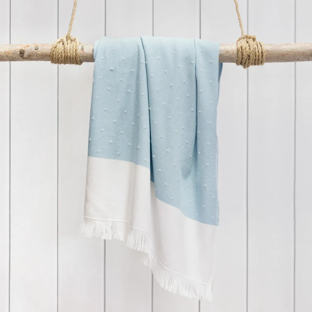Blue Dot Fouta Hand Towel