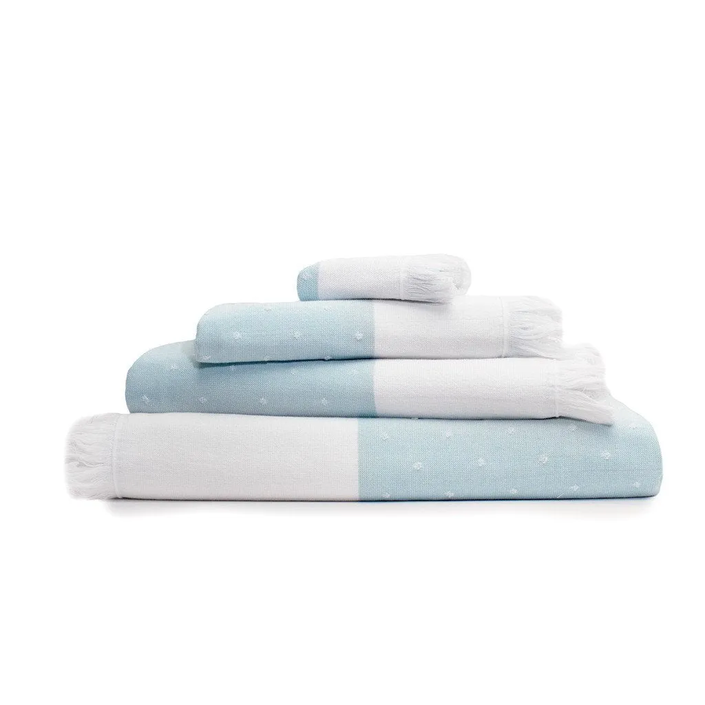 Blue Dot Fouta Hand Towel