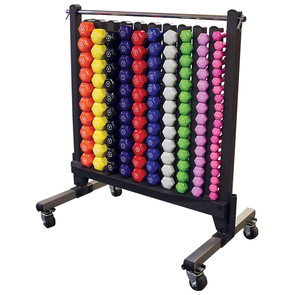 Body Solid Vinyl Dumbell Rack