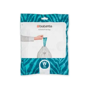 Brabantia 5L Perfect Fit Bin Liners Code W 40 Pack
