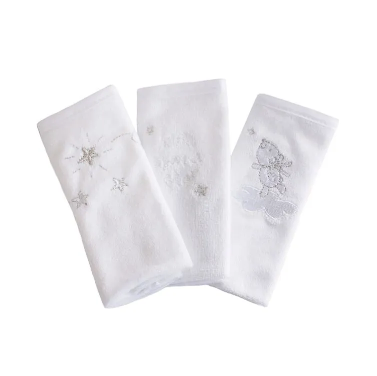 Bubba Blue 3pk Face Washers - Wish Upon A Star