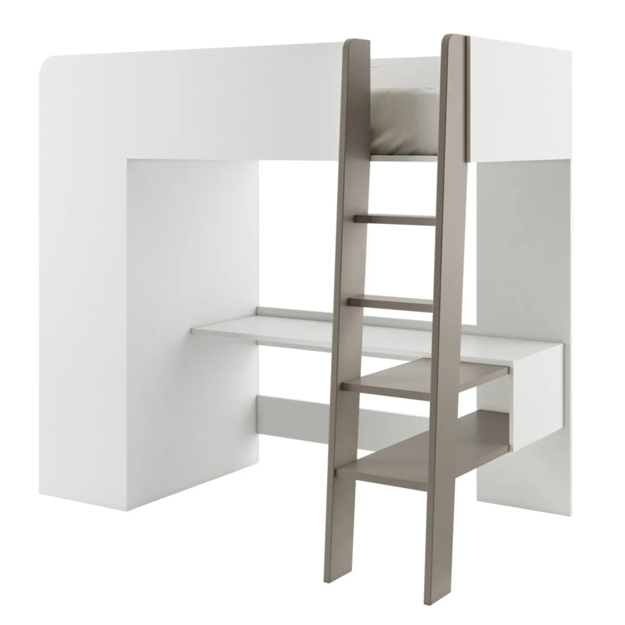 Cabin Bed Tom with Wardrobe and Desk