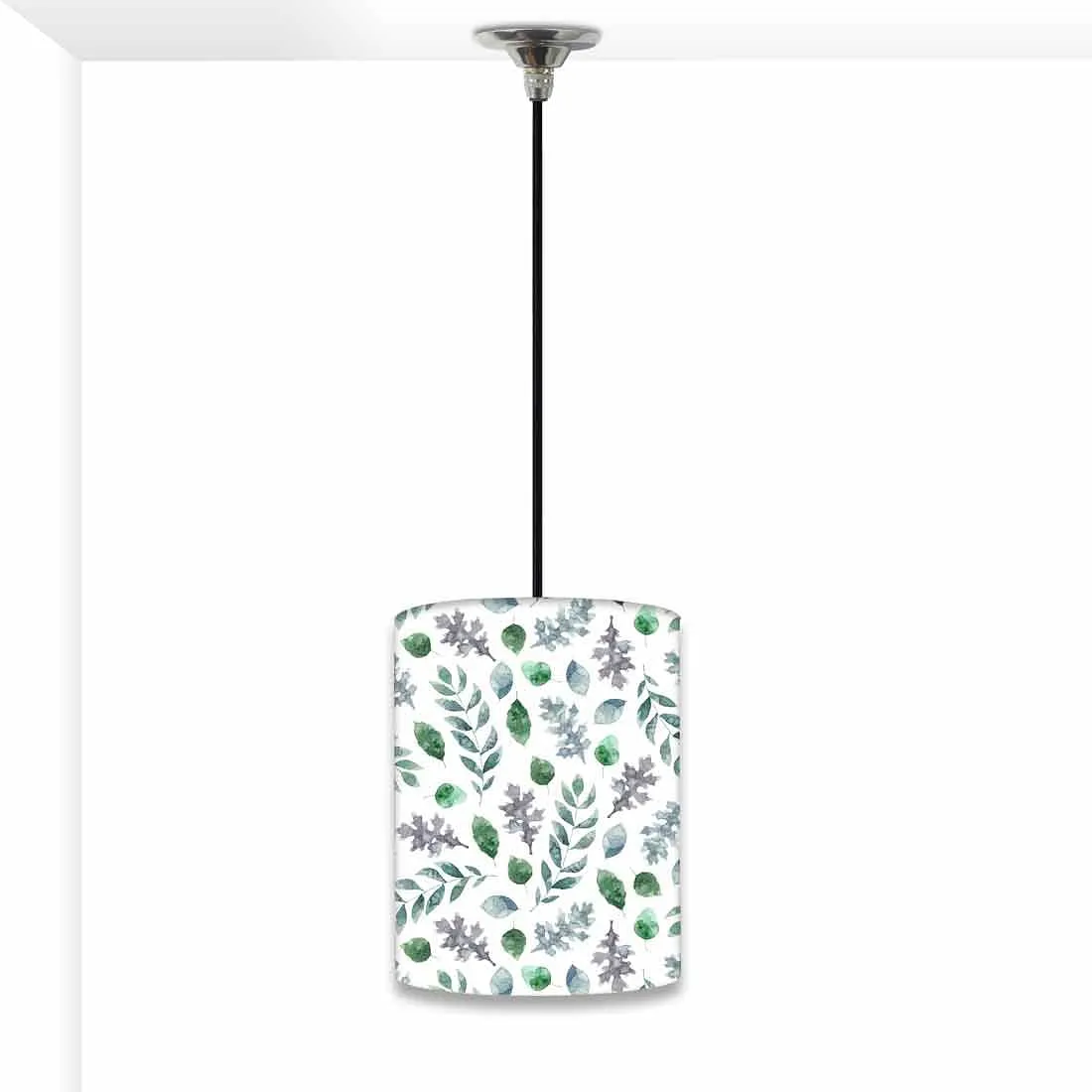 Ceiling Hanging Pendant Lamp Shade - Green Leaf