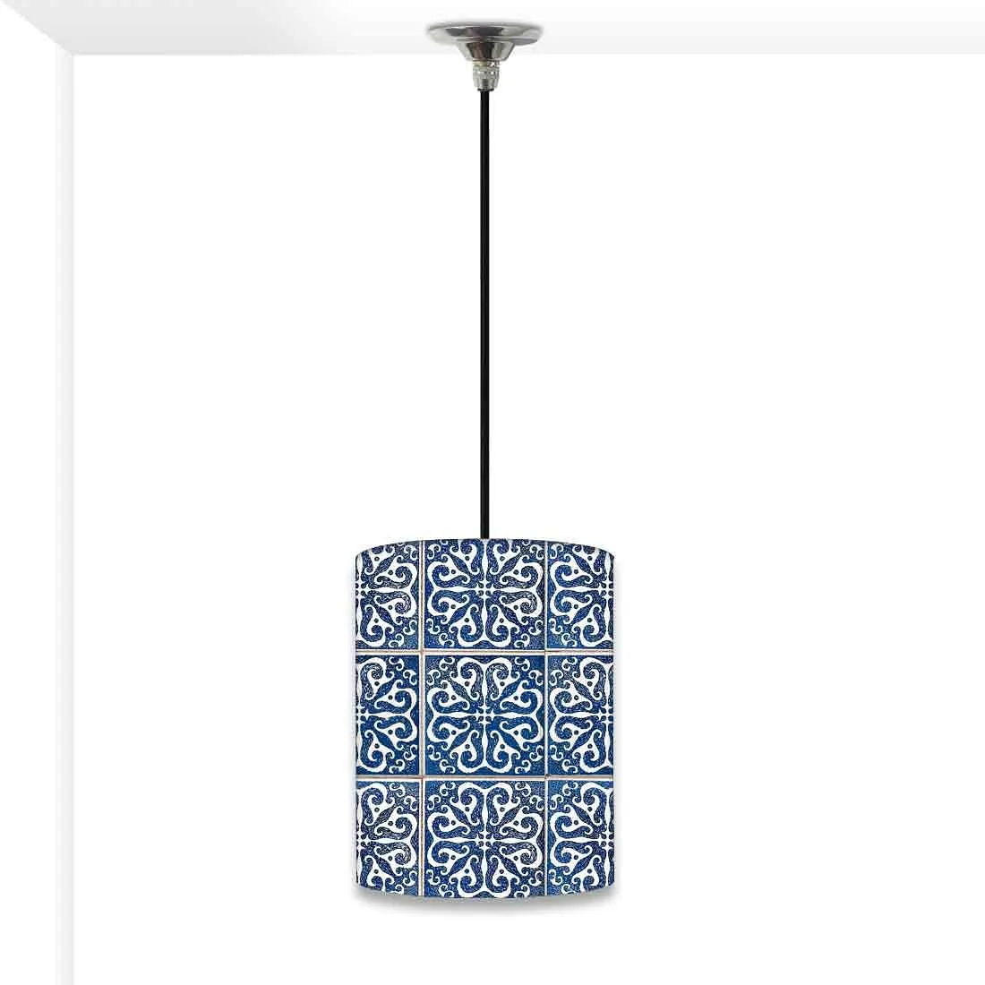 Ceiling Hanging Pendant Lamp Shade - Tiles Pattern