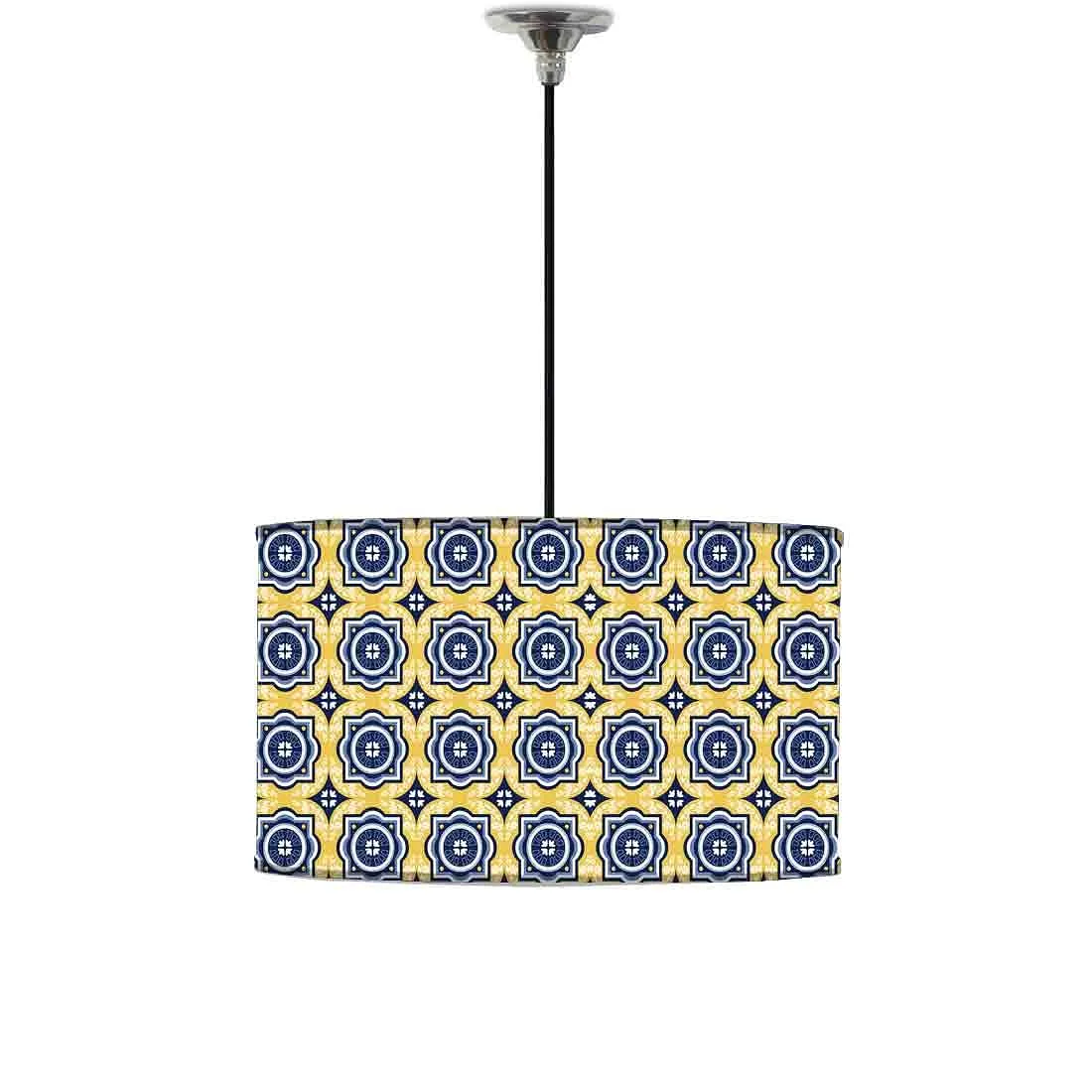 Ceiling Lamp Hanging Drum Lampshade - Portuguese Architecture