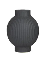 CERAMIC RIBBED VASE