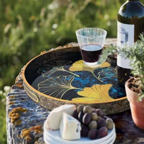 Charles Millen Signature Collection Voilà! Series Helenne Round Serving Tray