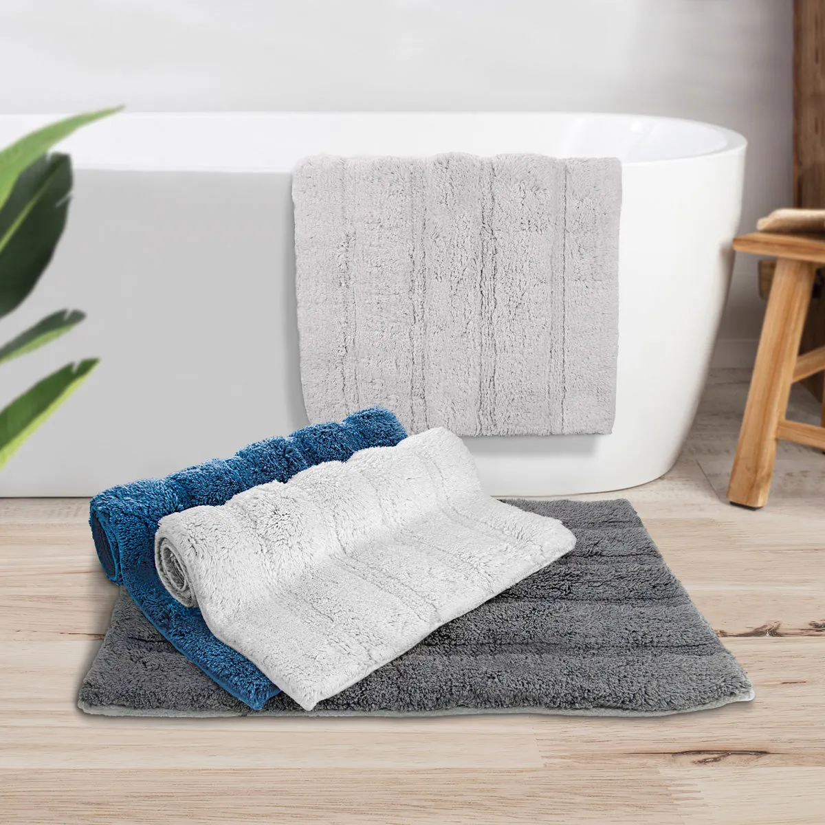 Charles Millen Suite Collection Finsbury Tufted Anti-Slip Mat, Set Of 2