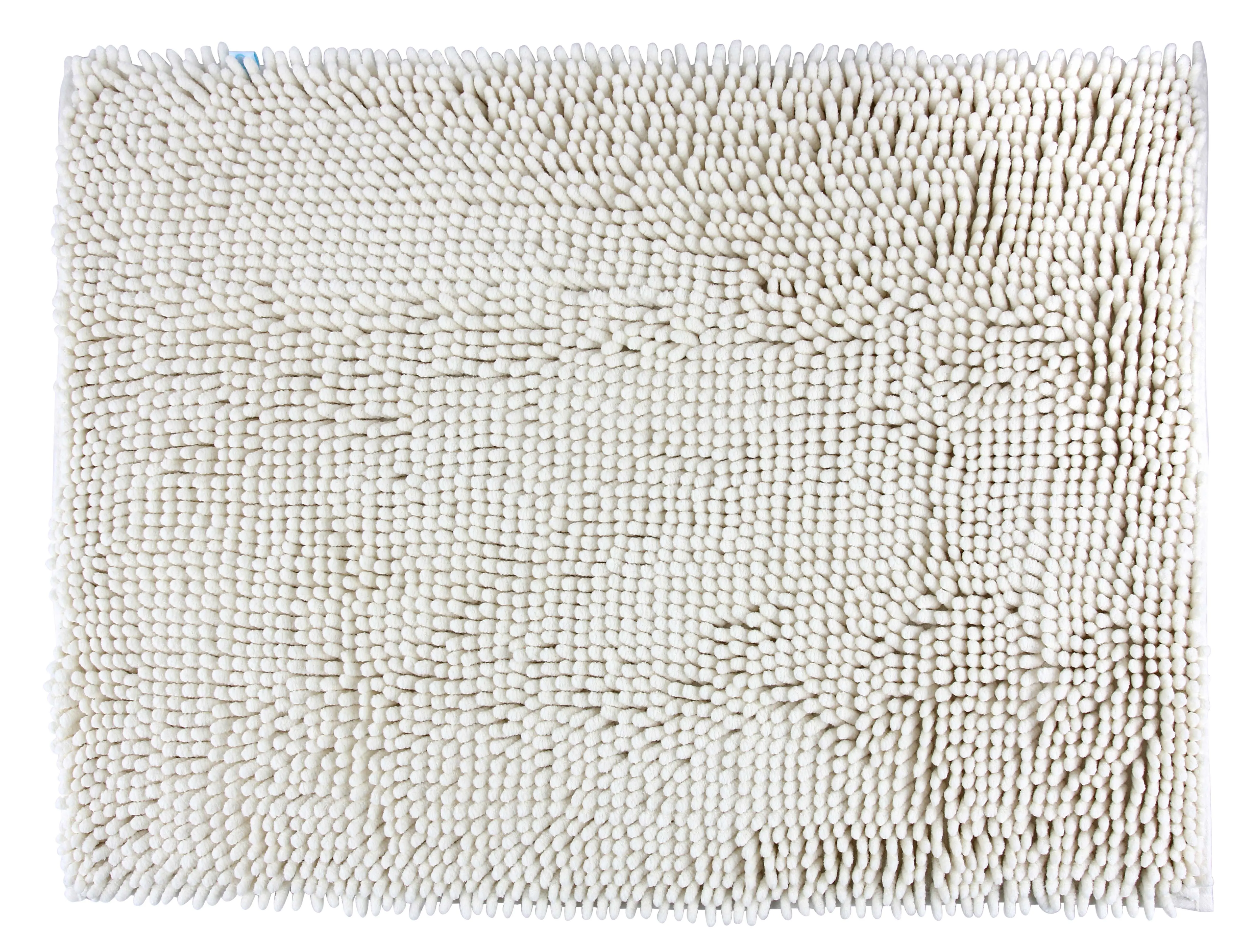 Chenille Accent Rug, 28 x 36 in, Ivory