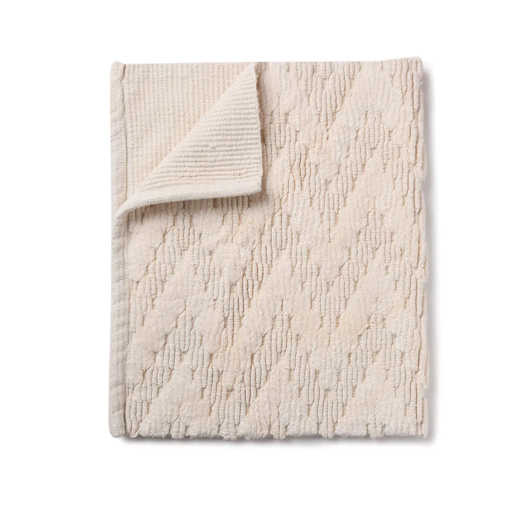 Chevron Cotton Anti Slip Bath mat