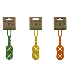 Classic Chewtopia Poo Bag Porter Green/Yellow/Orange (Pack of 6)