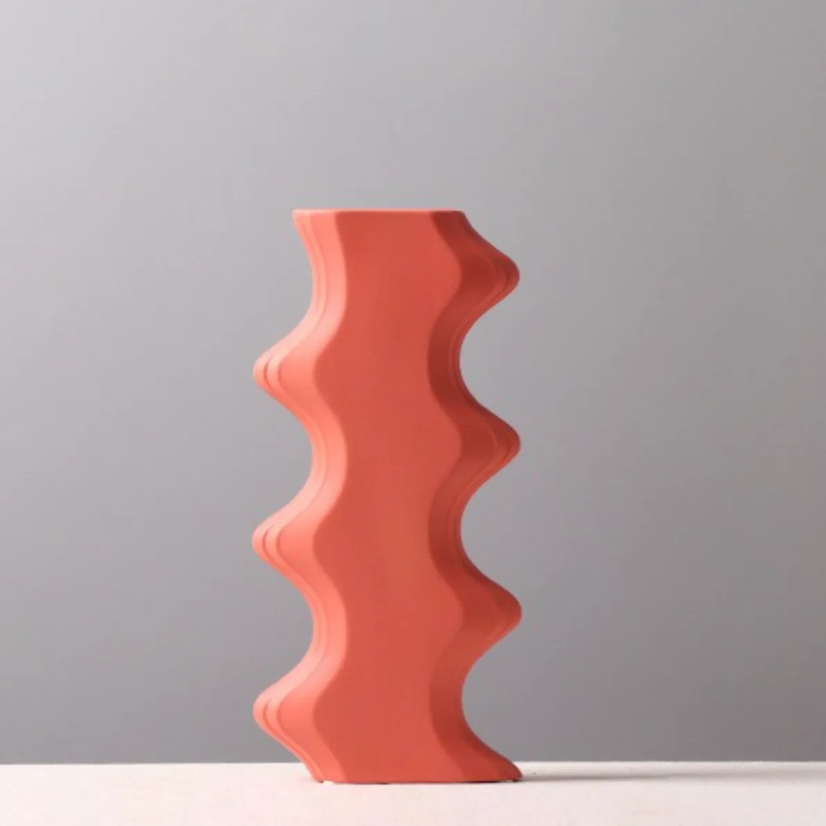 Color Shockwave Ceramic Vase