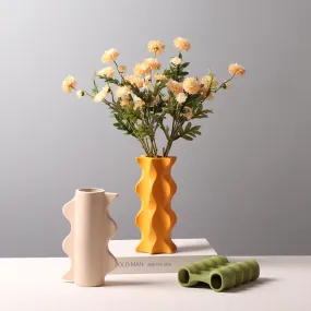 Color Shockwave Ceramic Vase