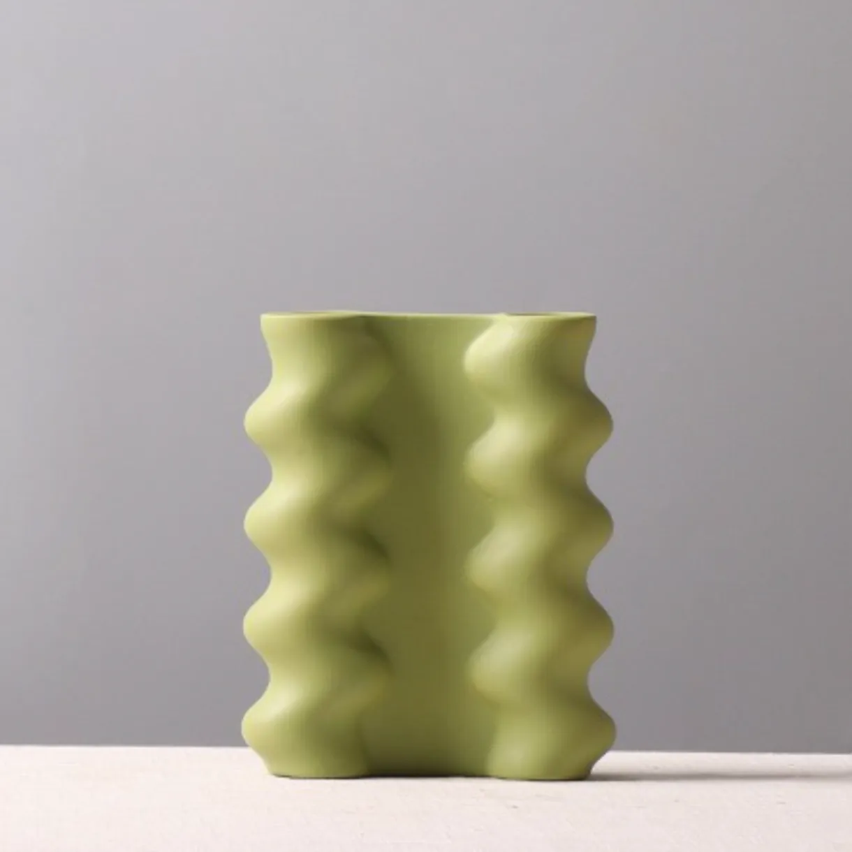Color Shockwave Ceramic Vase