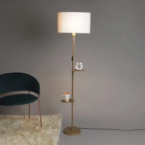 Davina Dawn Floor Lamp With Shelf