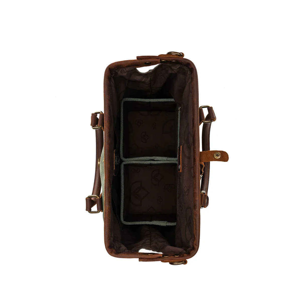 della Q Maker's Canvas Cubbies (Set of 2) - Olive